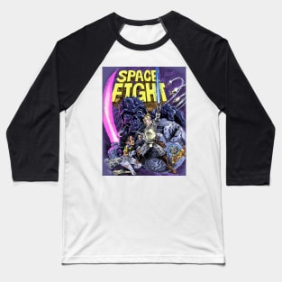 Space Fight Baseball T-Shirt